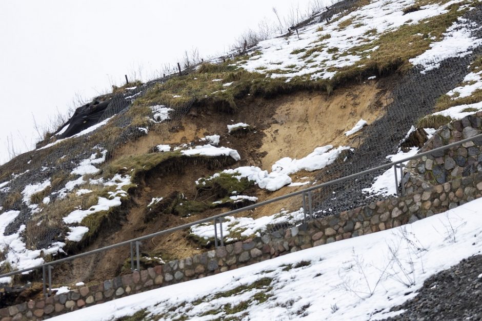 Gedimino kalno galimoms nuošliaužoms tvarkyti skelbiamas naujas konkursas