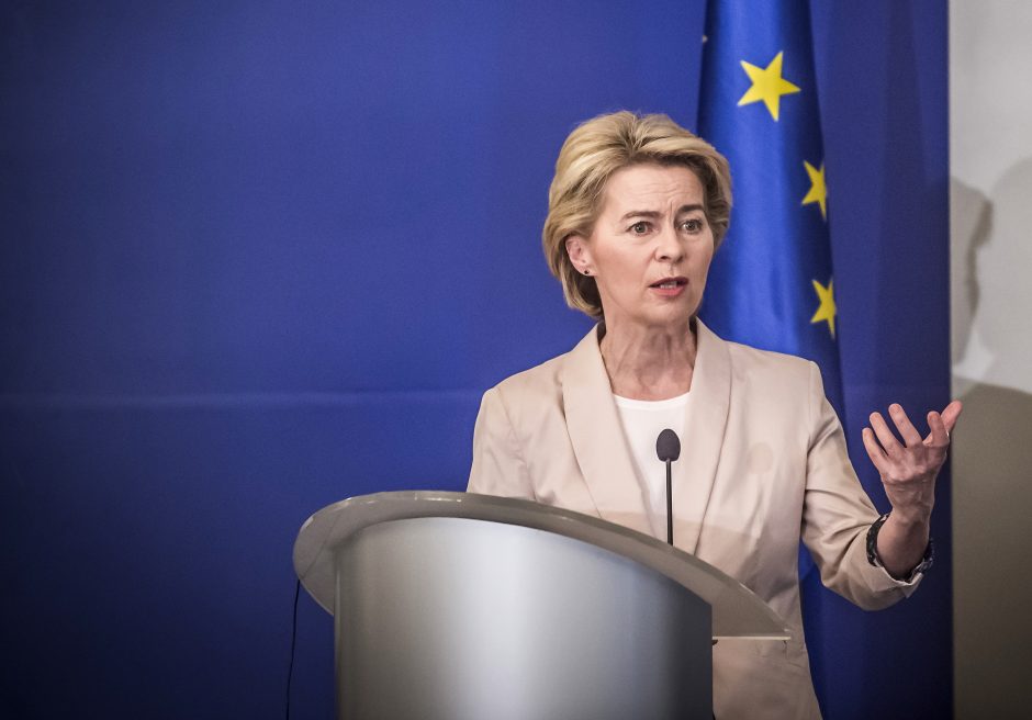 U. von der Leyen  kitą savaitę paskelbs eurokomisarų komandą