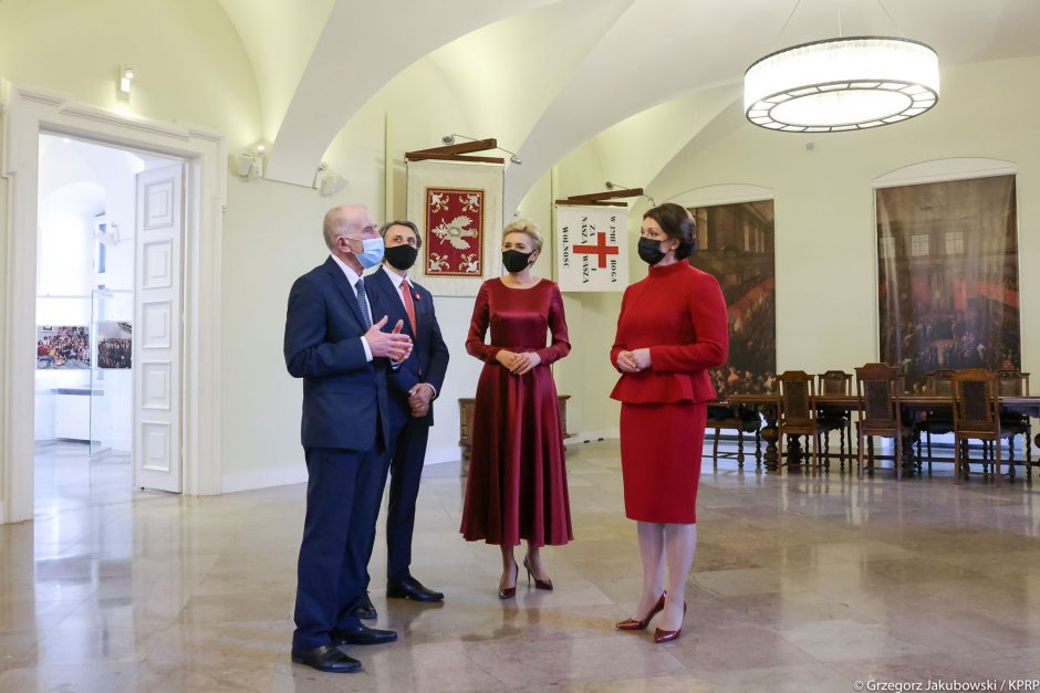 Lietuvos ir Lenkijos pirmųjų ponių susitikime – dėmesys bendrai istorijai ir paveldui