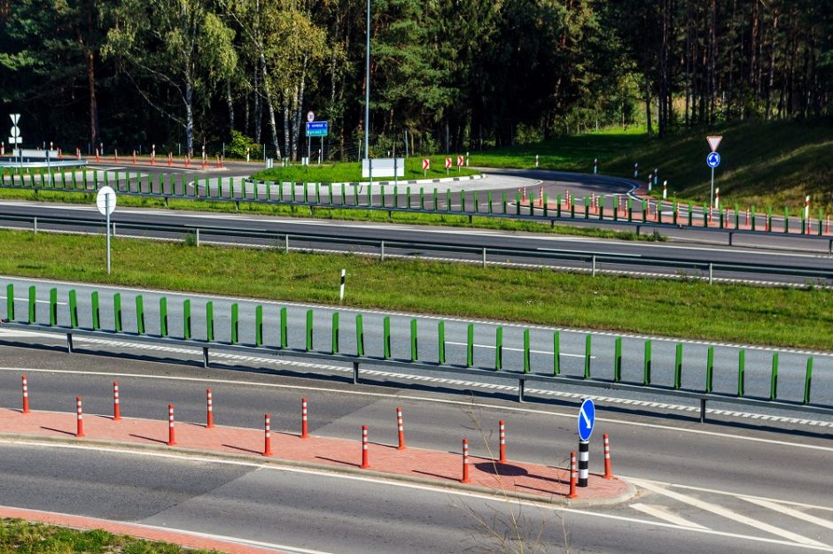 Virš automagistralės statys žaliąjį tiltą