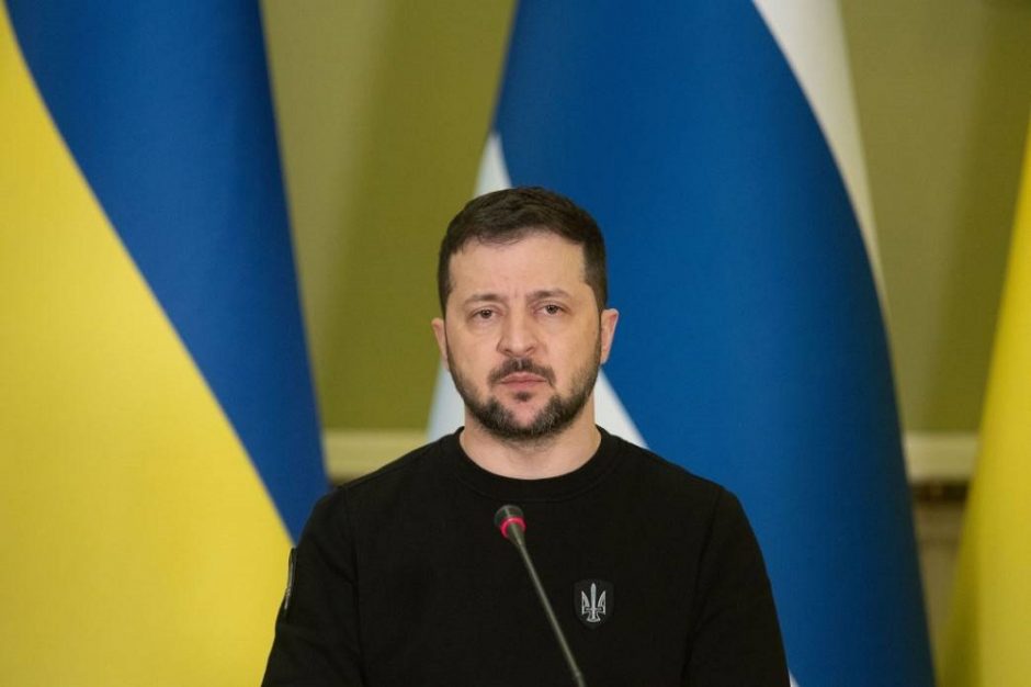 V. Zelenskis: Ukraina pirmoji pasaulyje kuria jūrinių dronų laivyną