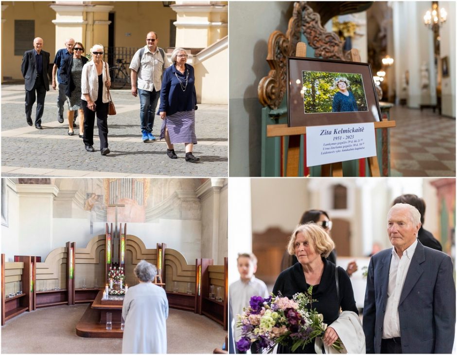 Į atsisveikinimą su Z. Kelmickaite Vilniuje renkasi žmonės
