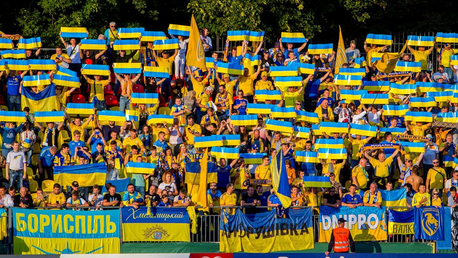 Lietuvos futbolo rinktinė nepasipriešino ukrainiečiams
