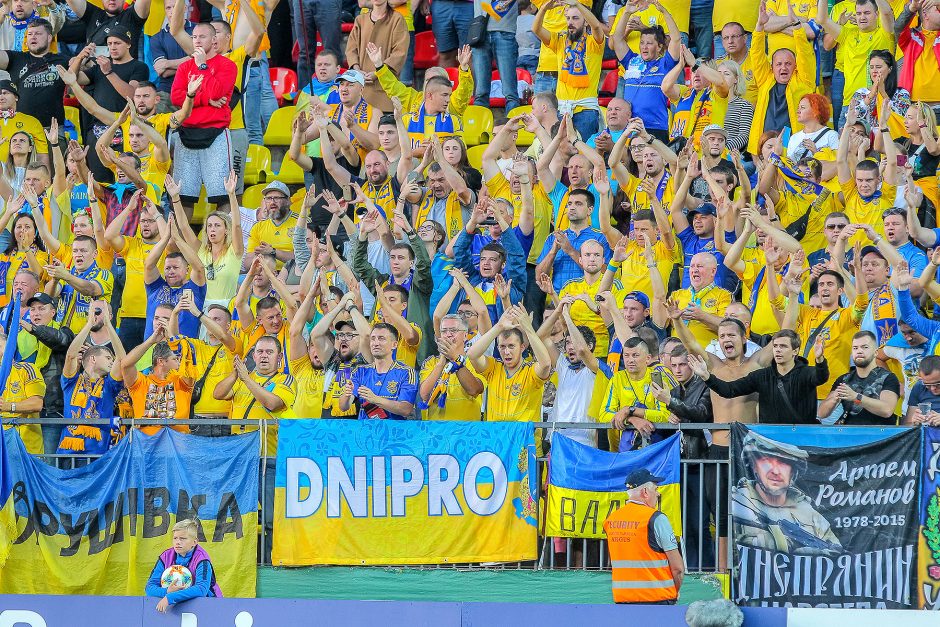 Lietuvos futbolo rinktinė nepasipriešino ukrainiečiams