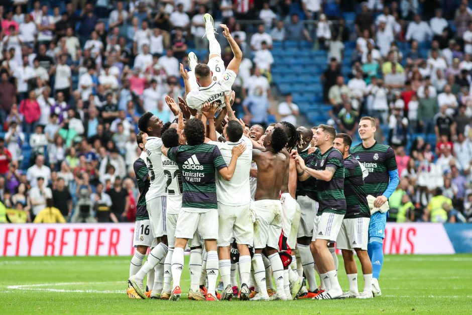 K. Benzema su „Real“ atsisveikino sidabriniu įvarčiu
