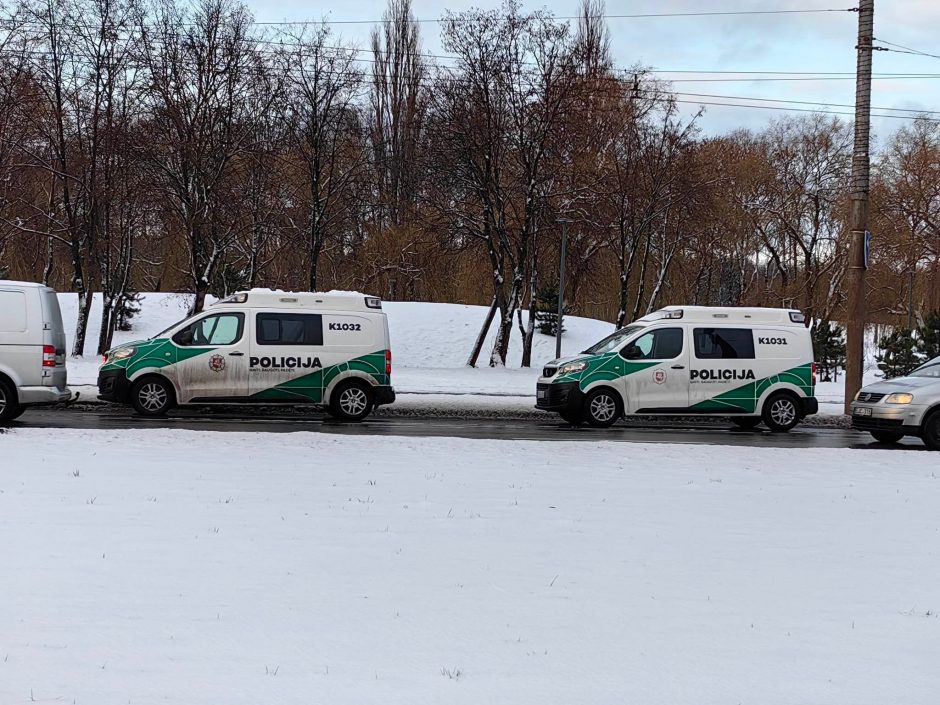 Nustebino kauniečius: avarijos aplinkybių analizuoti atvyko keli pareigūnų ekipažai 