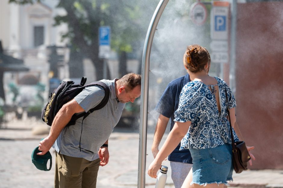 Kaune – dar daugiau atsivėsinimo vietų: nuo šiol dulksna praeivius džiugins ir Senamiestyje