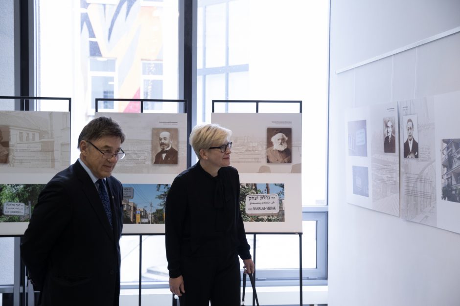 Premjerė: litvakai kūrė Lietuvos valstybingumą, Holokaustas sujaukė dalį mūsų savasties 