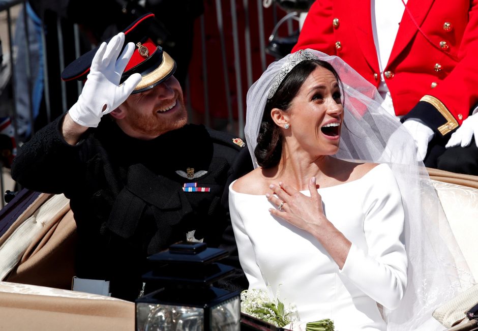 Sasekso kunigaikštienė Meghan ir princas Harry susilaukė pirmagimio