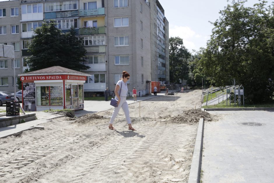 Klaipėdoje pradėta tvarkyti dar viena viešoji erdvė – Neringos skveras