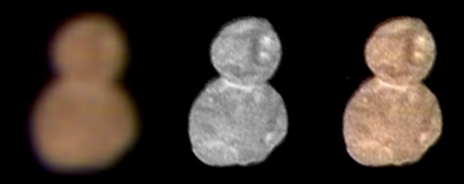 NASA: tolimas Saulės sistemos objektas „Ultima Thule“ yra sniego senio pavidalo