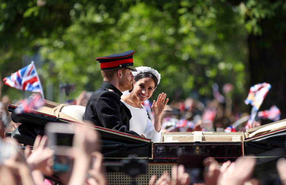 Sasekso kunigaikštienė Meghan ir princas Harry susilaukė pirmagimio