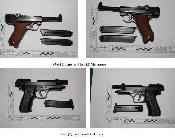 JK policija per operaciją Europoje konfiskavo daugiau kaip 700 ginklų