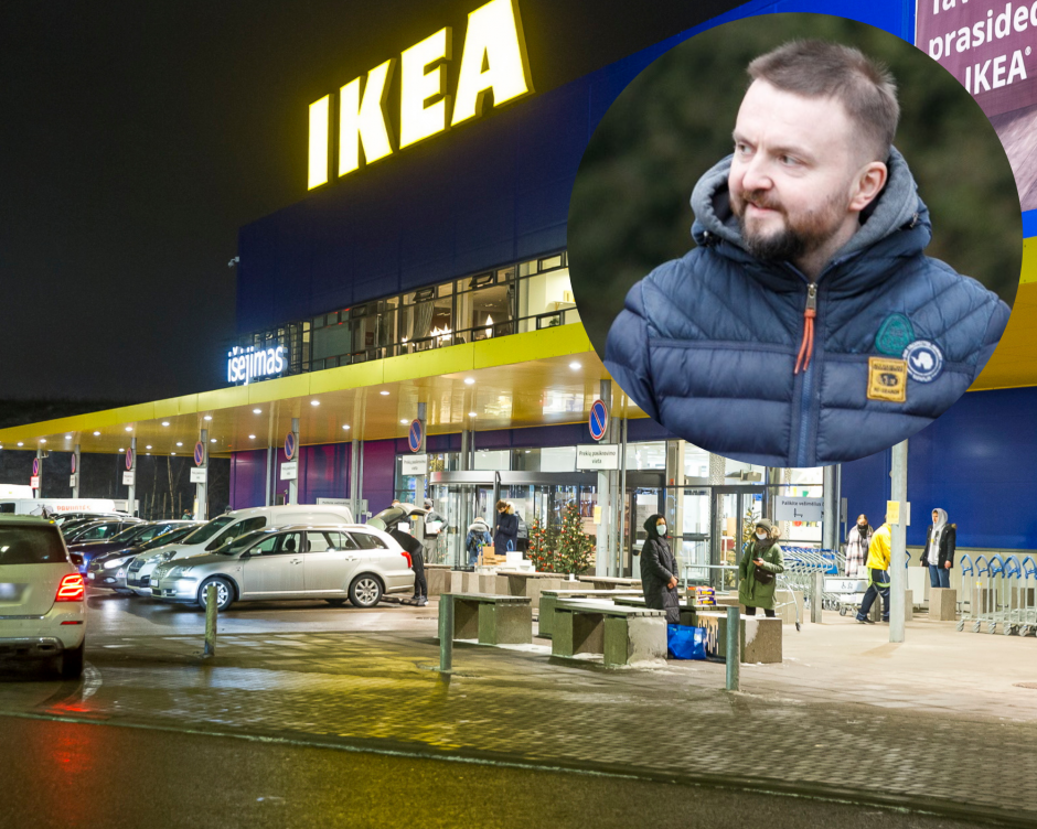 Stano apkarto apsilankymas parduotuvėje „Ikea“: prastai pasijutus dukrai negalėjo iškart išeiti