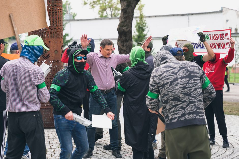 Šaulių pratybos Kauno rajone