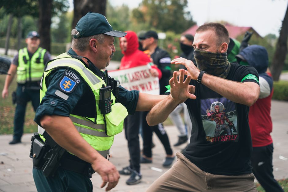 Šaulių pratybos Kauno rajone