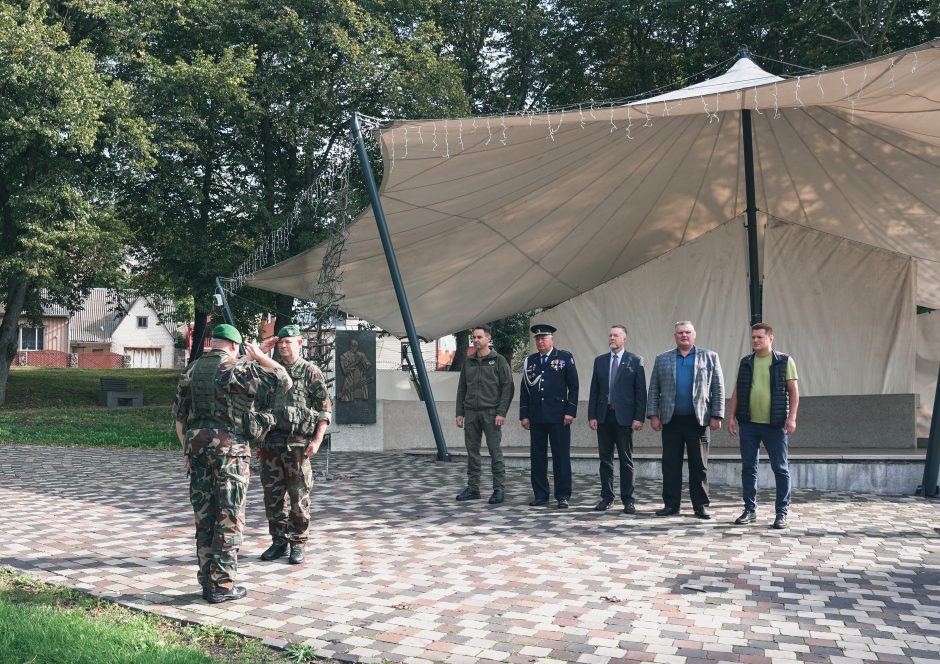 Šaulių pratybos Kauno rajone