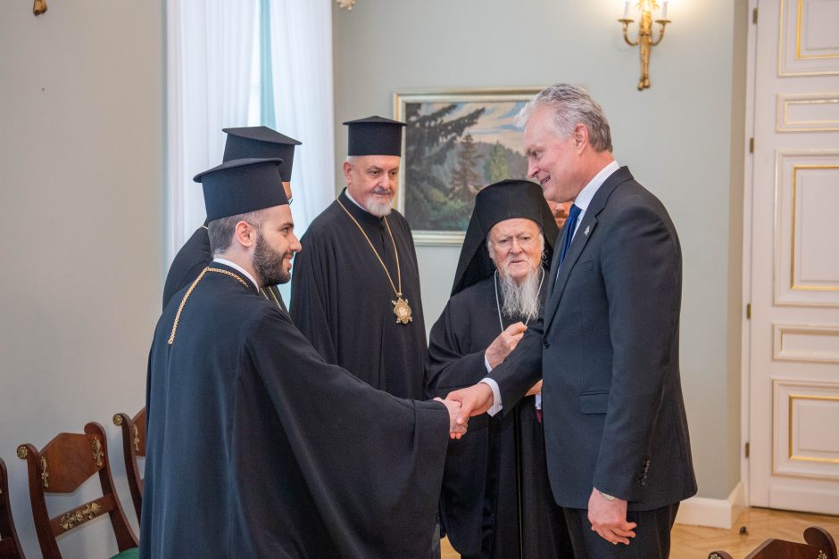 Konstantinopolio patriarchas G. Nausėdai pristatė bažnytinės struktūros Lietuvoje planus