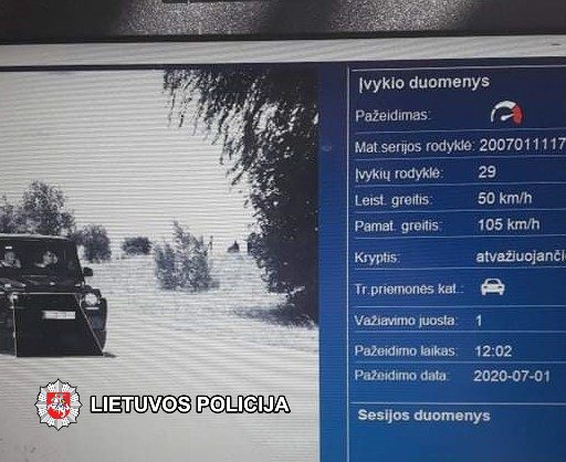 Policija skelbia prevencinę akciją „Mažink greitį – pažink Trakų rajoną“