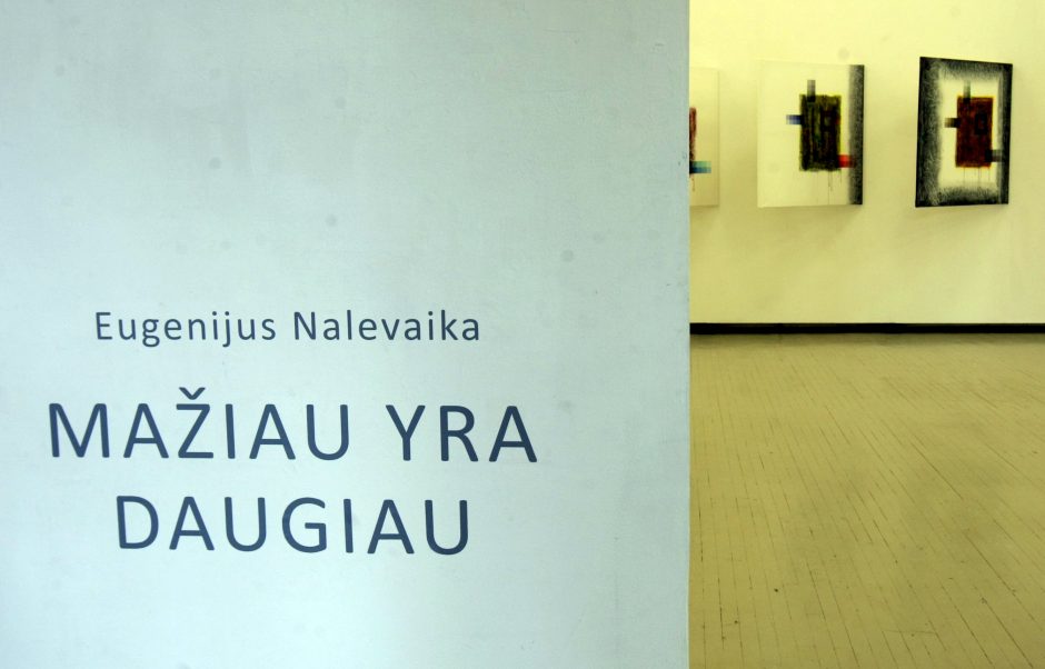 E. Nalevaikos spalvų pasaulyje mažiau yra daugiau