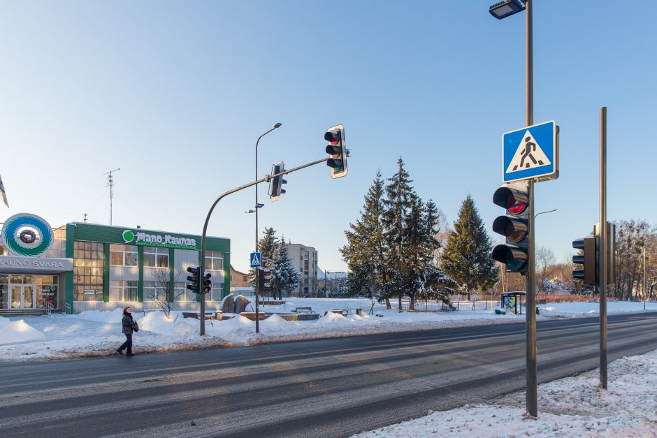 Dviejose tvarkomose Kauno gatvėse – eismo pokyčiai