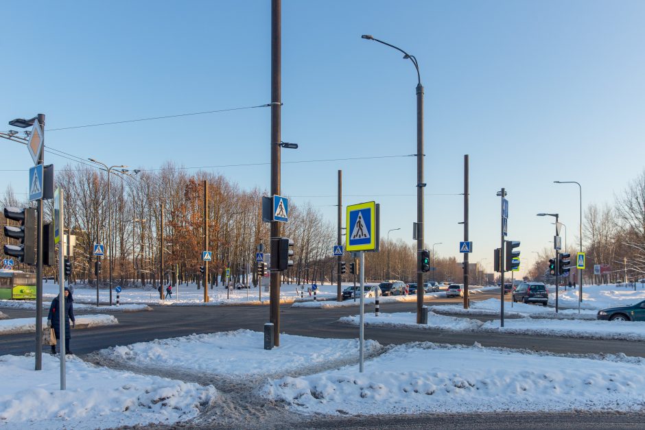 Dviejose tvarkomose Kauno gatvėse – eismo pokyčiai