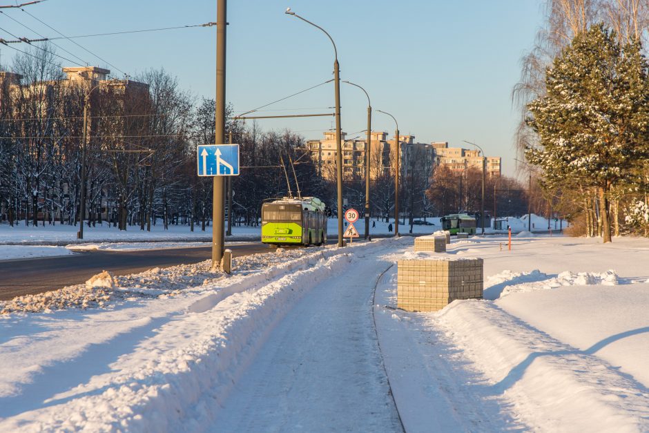 Dviejose tvarkomose Kauno gatvėse – eismo pokyčiai