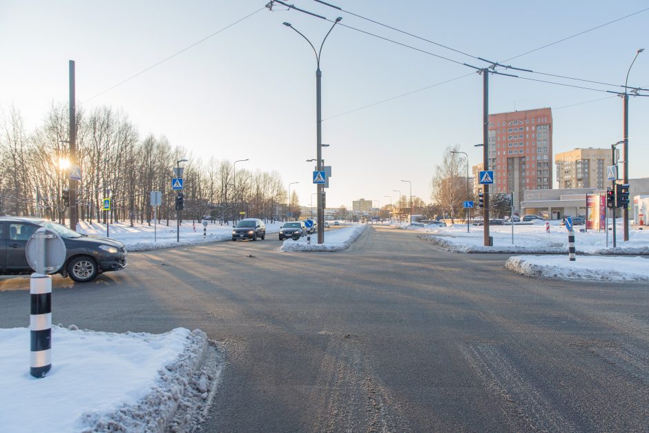 Dviejose tvarkomose Kauno gatvėse – eismo pokyčiai