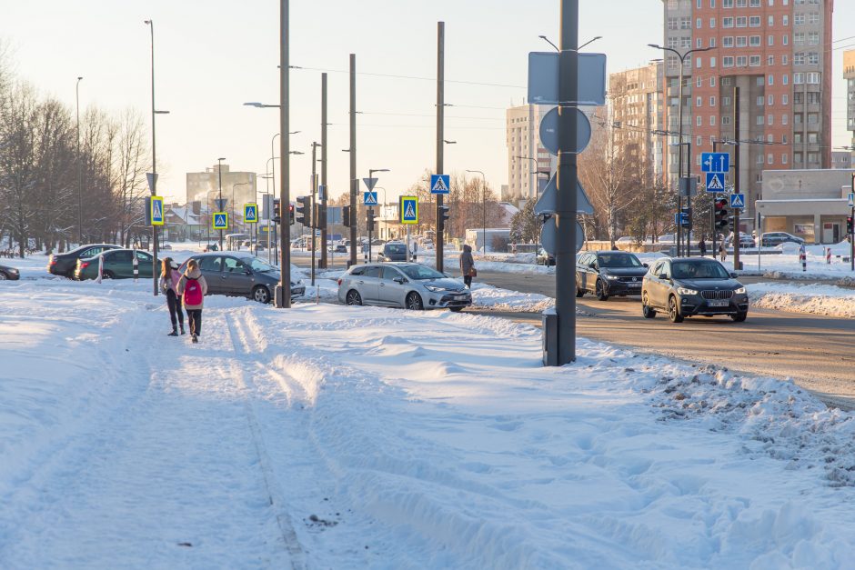 Dviejose tvarkomose Kauno gatvėse – eismo pokyčiai