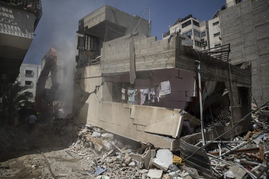 Izraelis smogė svarbiems „Hamas“ taikiniams, ruošiantis susitikti JT Saugumo Tarybai 