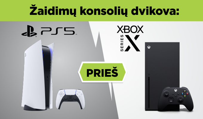 „PlayStation 5“ ar „Xbox Series X“? Kas žinoma apie naujos kartos žaidimų konsoles