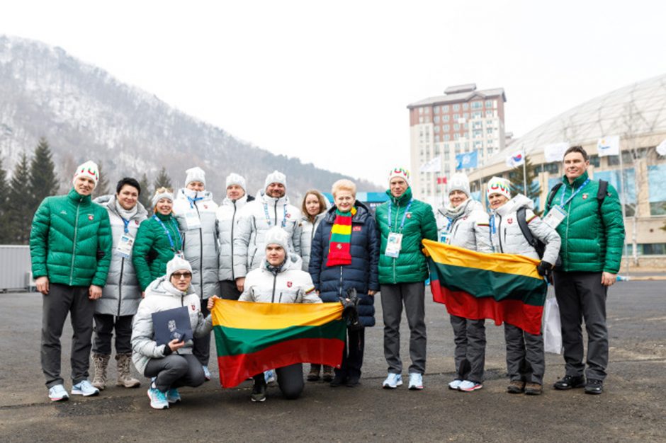 Olimpiečiams – dovanos iš prezidentės rankų