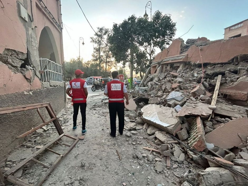 URM skyrė paramą nuo stichinių nelaimių nukentėjusiems Marokui, Libijai ir Slovėnijai