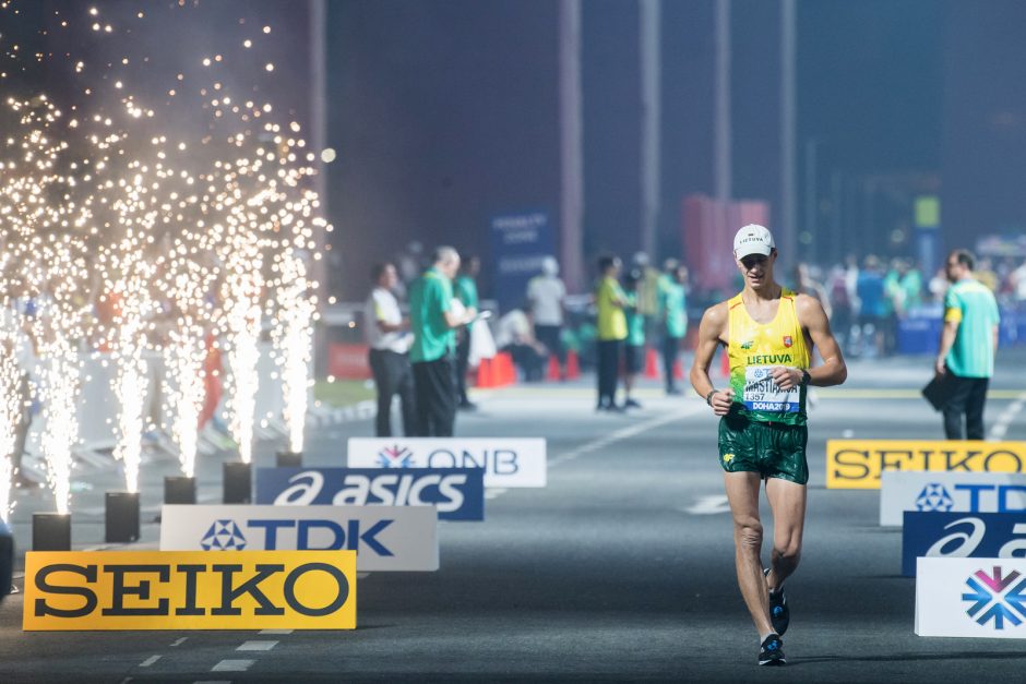 Ėjikas A. Mastianica pasaulio čempionate užėmė 15-ąją vietą