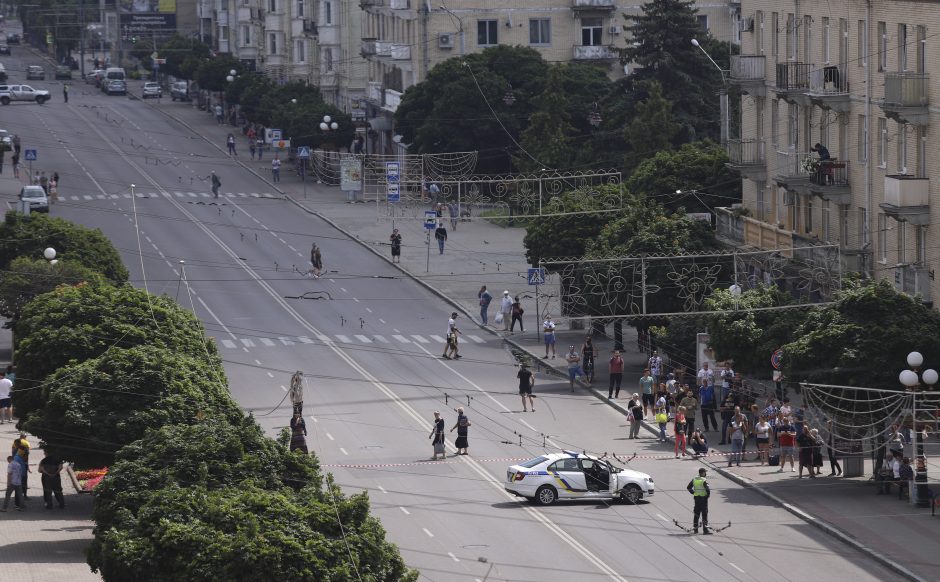 Ukrainoje užgrobtame autobuse buvę visi įkaitai paleisti, užpuolikas suimtas