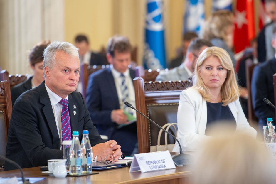 G. Nausėda Europos plėtros banko vadovei pristatė Lietuvos projektus Ukrainoje 