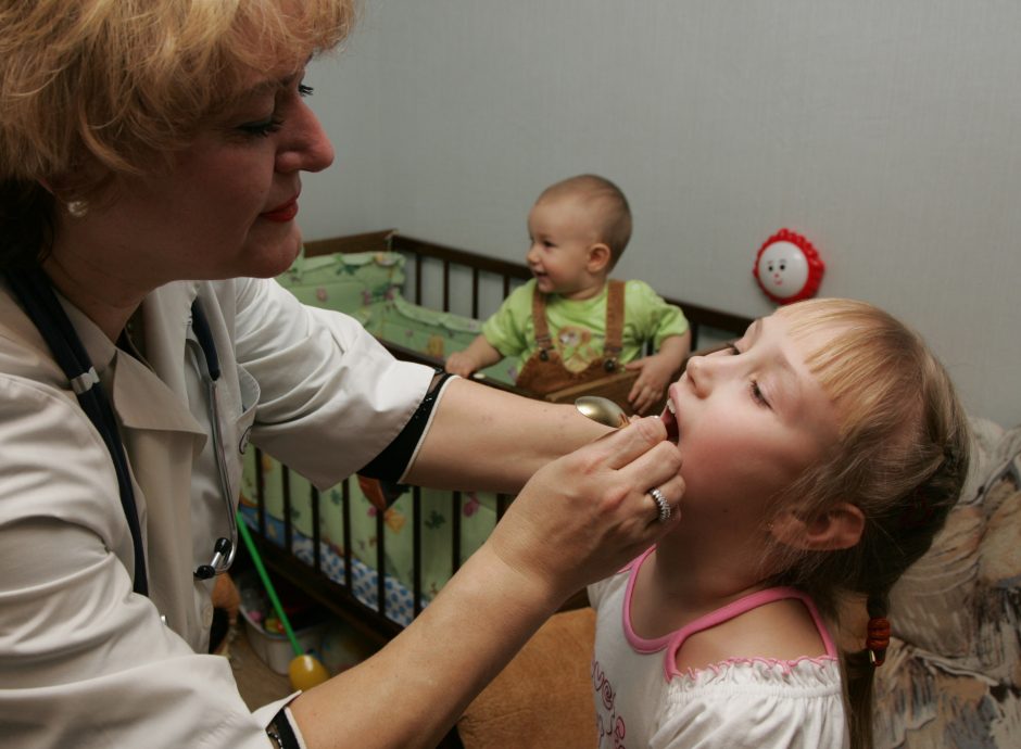 Sergamumas gripu: į ligonines paguldyta daugiau vaikų