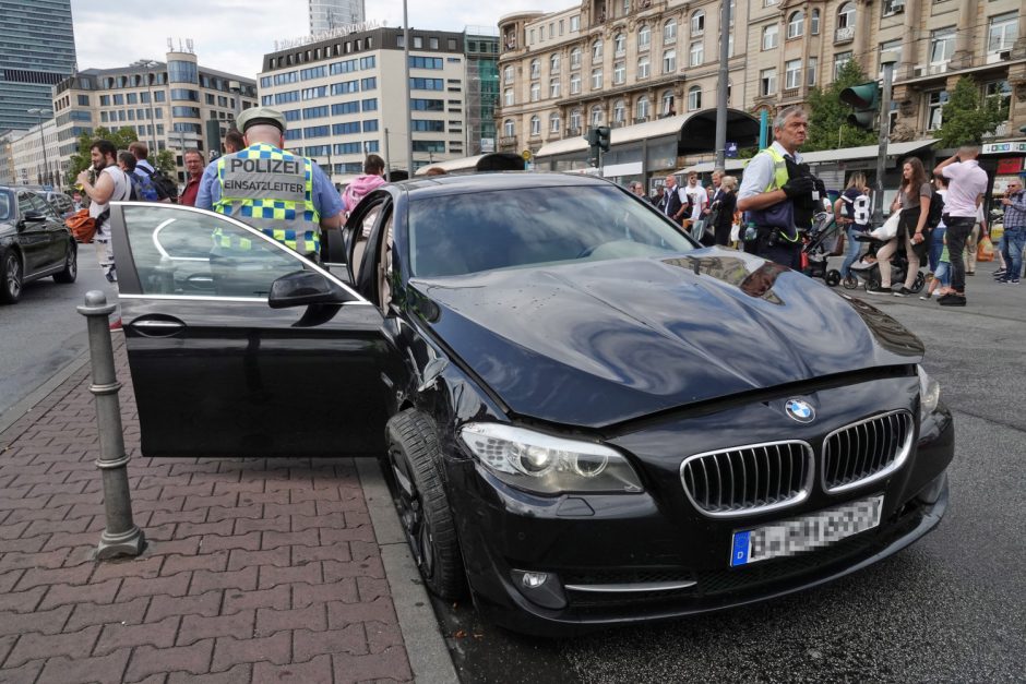 Frankfurte sulaikyti trys banko plėšikai