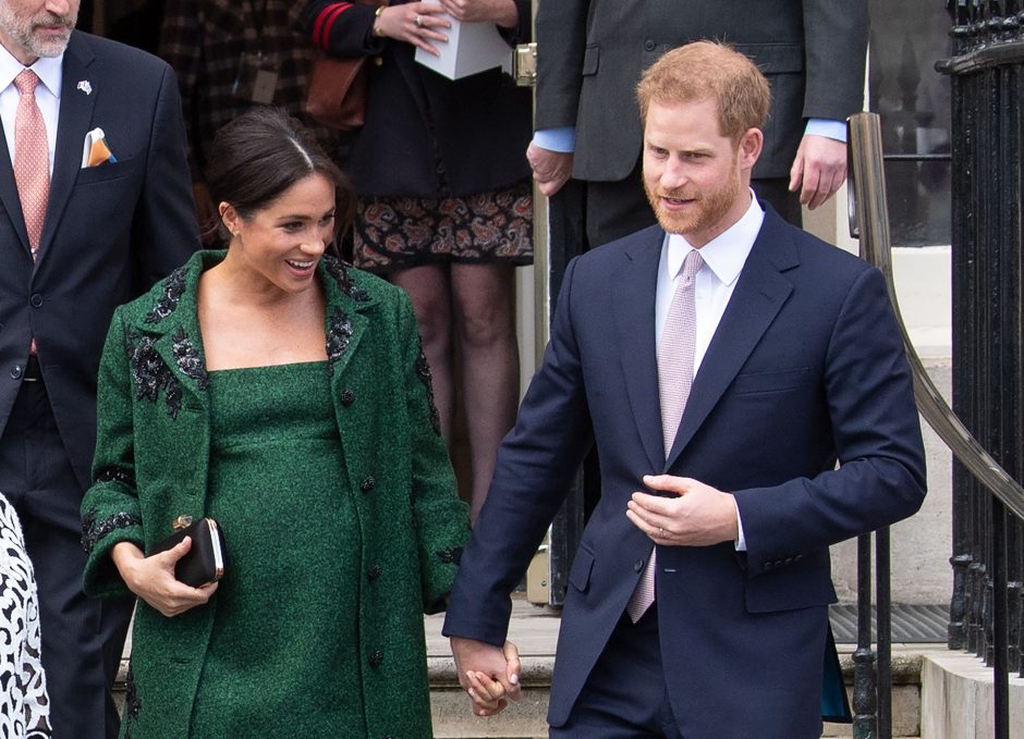 Sasekso kunigaikštienė Meghan ir princas Harry susilaukė pirmagimio