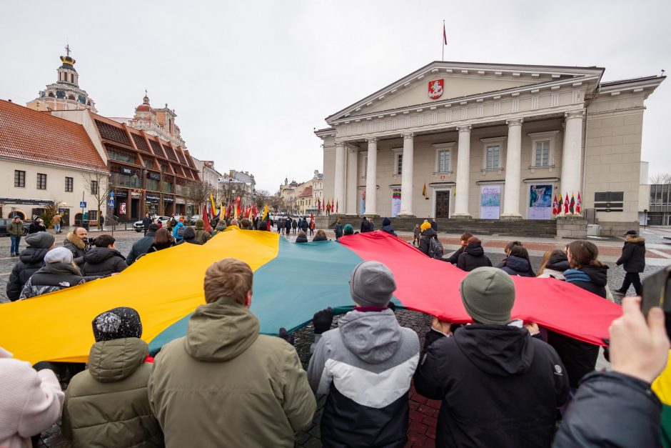 Tęsia Vasario 16-osios tradiciją – Vilniuje vyks iškilminga jaunimo eisena