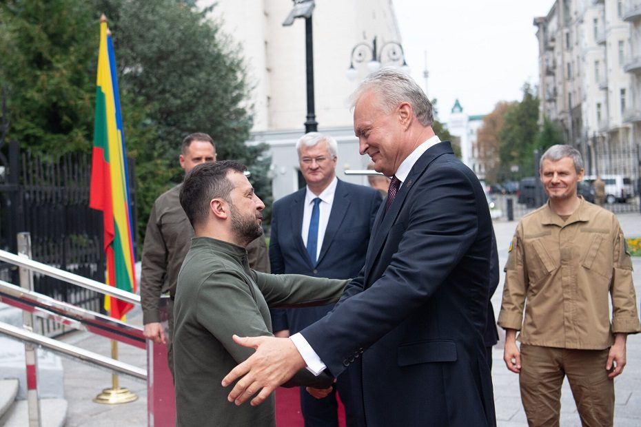 V. Zelenskis įvardijo, ko tikisi iš Lietuvos