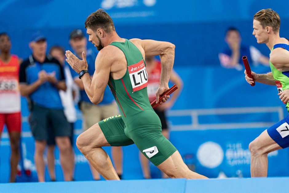 Lietuvos lengvaatlečiai liko per žingsnį nuo Europos žaidynių pusfinalio