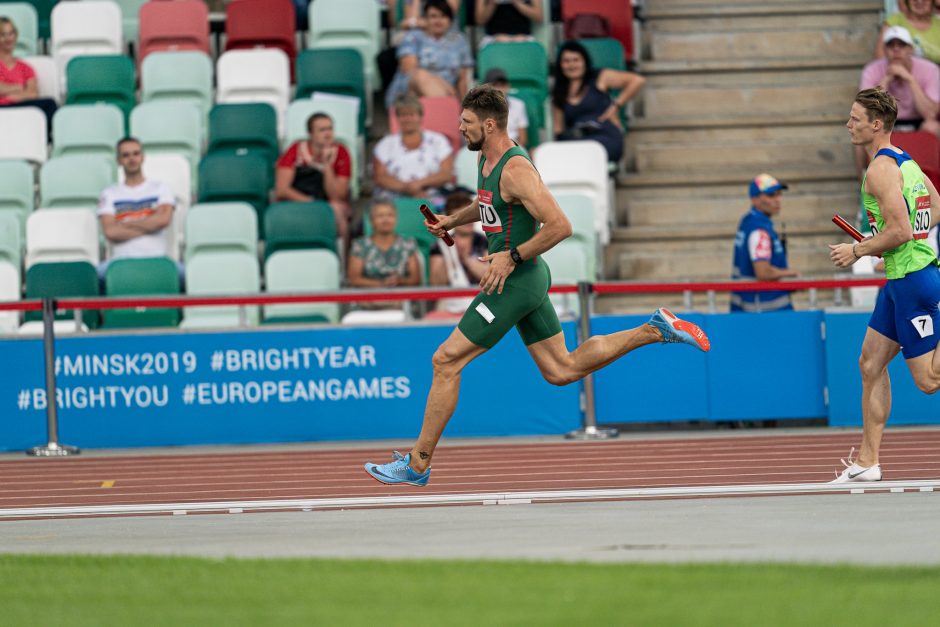 Lietuvos lengvaatlečiai liko per žingsnį nuo Europos žaidynių pusfinalio