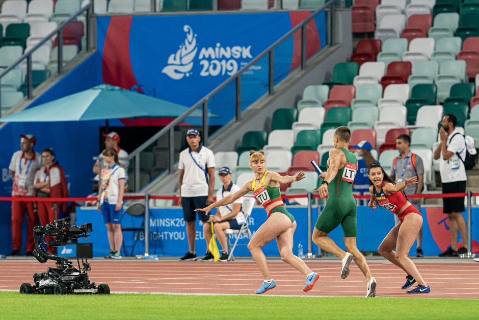 Lietuvos lengvaatlečiai liko per žingsnį nuo Europos žaidynių pusfinalio