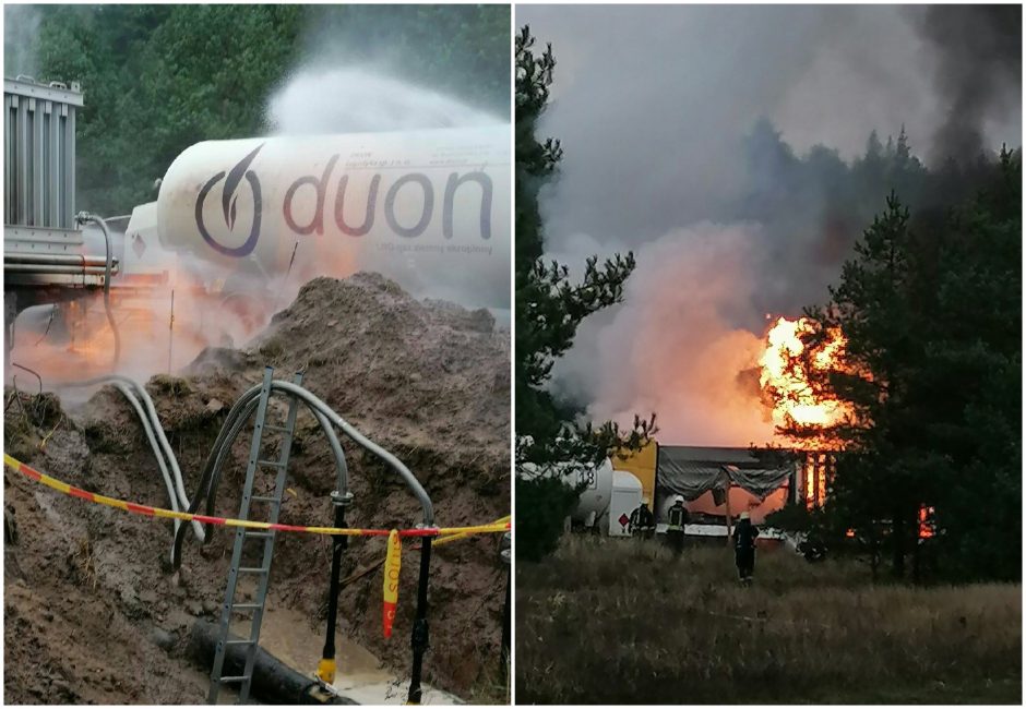 Atskleidė, kas vyko sprogus dujų stotelėms: ugniagesiams grėsė didžiulis pavojus