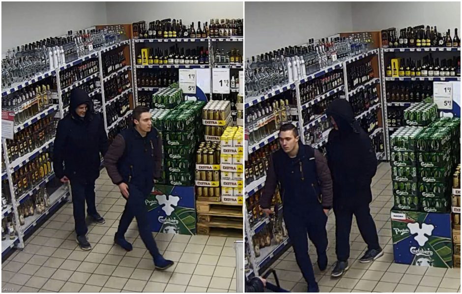 Alkoholio butelį Alytuje pavogę jaunuoliai surasti per kelias valandas