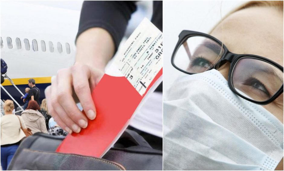 Keliavimas lėktuvais gripo sezono metu: specialistų patarimai padės nesusirgti