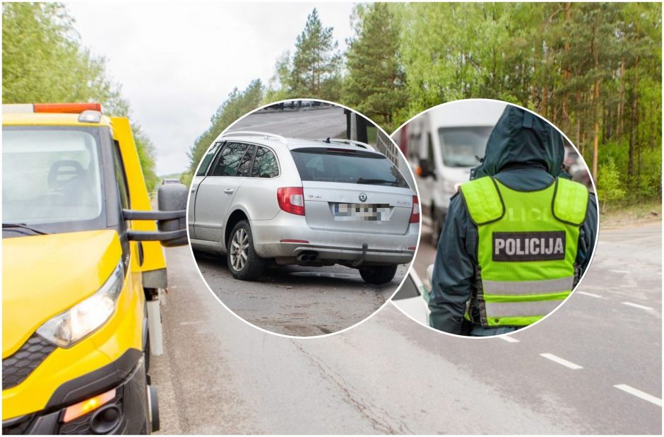 Domeikavoje siautėjo sunkiai apgirtusi vairuotoja: sukėlė avariją ir pasislėpė prekybos centre