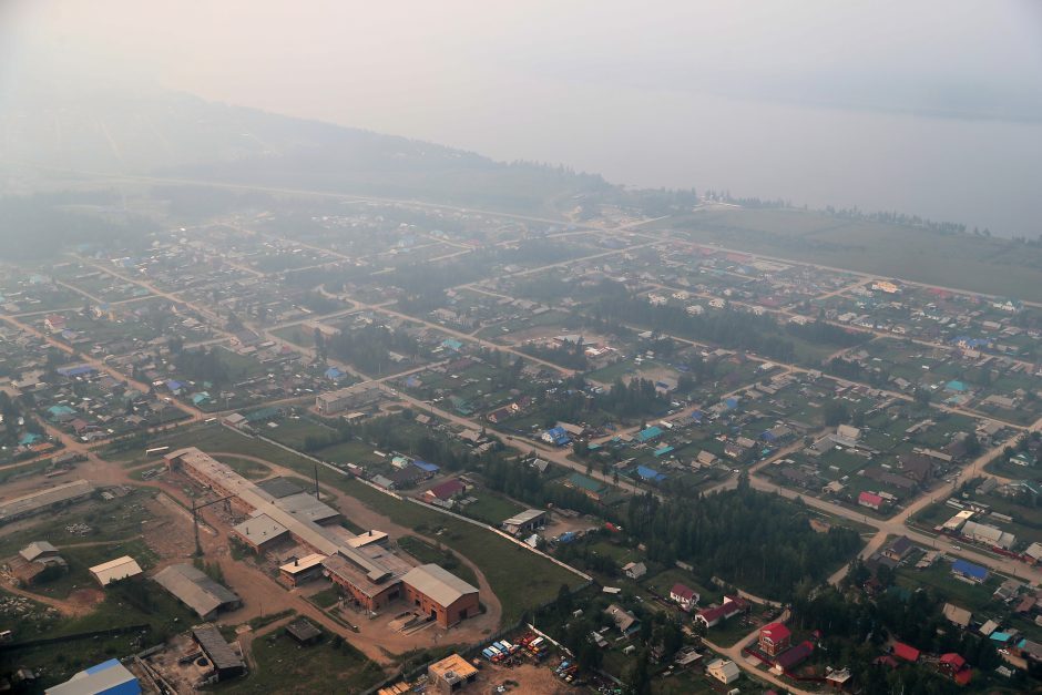 Sibiras dūsta nuo miškų gaisrų sukelto smogo