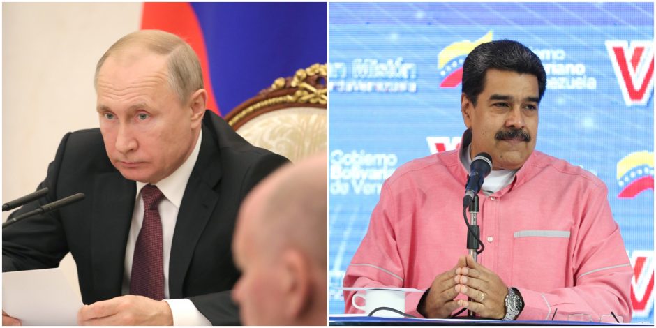 JAV svarsto įvesti naujas sankcijas Rusijai dėl paramos Venesuelos prezidentui 